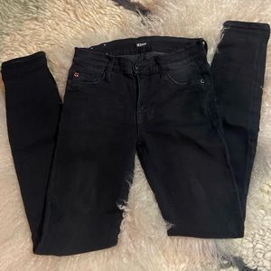 NWOT HUDSON Nico Midrise Super Skinny Black Jeans, Women’s Sz 23